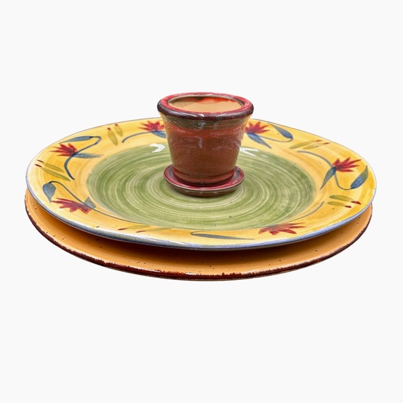 Set Of 3 Elizabeth Pattern By Pier 1 Dinner Plates. - Picture 6 of 13